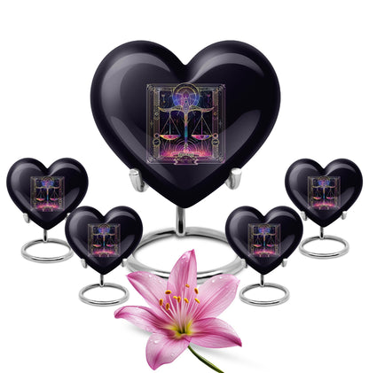  zodiac urn for cremation ashes, personalize with engraving