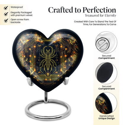  zodiac urn for cremation ashes,