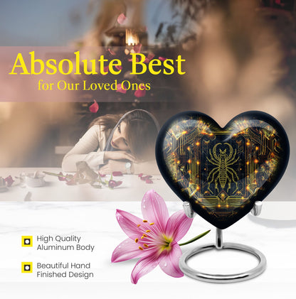  zodiac urn for cremation ashes,