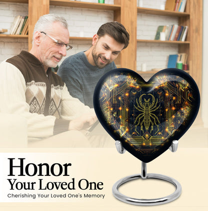  zodiac urn for cremation ashes,