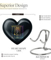 10-inch abstract heart design zodiac urn for cremation 