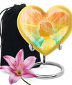Heart-shaped 10-inch Zodiac Urn