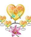 Heart-shaped 10-inch Zodiac Urn