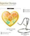 Heart-shaped 10-inch Zodiac Urn
