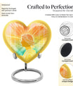 Heart-shaped 10-inch Zodiac Urn