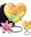Heart-shaped 10-inch Zodiac Urn