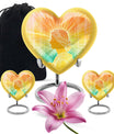 Heart-shaped 10-inch Zodiac Urn
