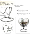 10-inch heart-shaped wine urn for woman's ashes, 