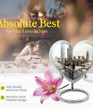 10-inch heart-shaped wine urn for woman's ashes, 