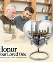10-inch heart-shaped wine urn for woman's ashes, 