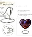 10-inch heart-shaped wine urn for adults ashes, 