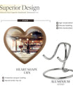 10 inch heart-shaped wine urn