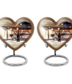 10 inch heart-shaped wine urn