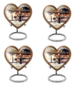 10 inch heart-shaped wine urn