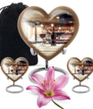 10 inch heart-shaped wine urn