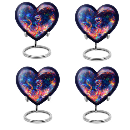 heart shaped snake Urn for adult ashes