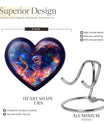heart shaped snake Urn for adult ashes