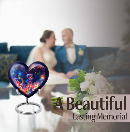 heart shaped snake Urn for adult ashes