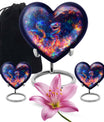 heart shaped snake Urn for adult ashes