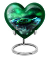  Heart-shaped snake funeral urn for adult human ashes,