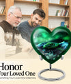  Heart-shaped snake funeral urn for adult human ashes,