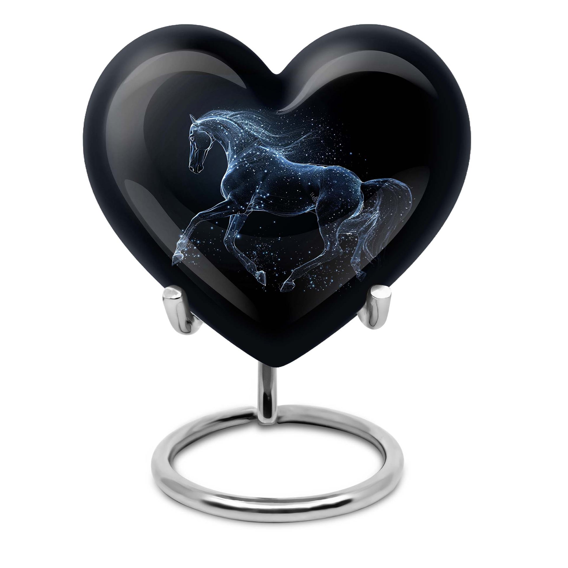 Horse Heart Urn for human ashes