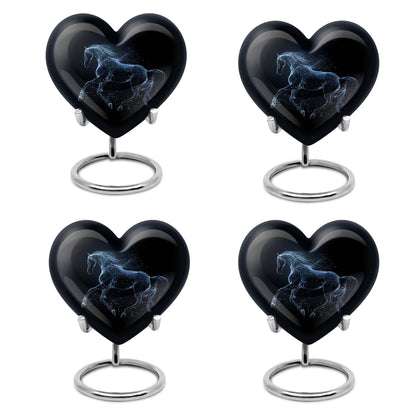 Horse Heart Urn for human ashes