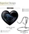 Horse Heart Urn for human ashes