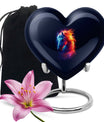 10-inch horse heart urn for cremation