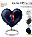 10-inch horse heart urn for cremation