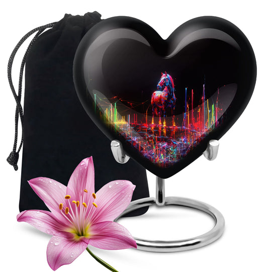 Horse Urn, Large  cremation urn for male,