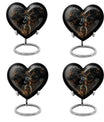 10-Inch heart-designed memorial urn for horse,