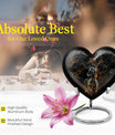 10-Inch heart-designed memorial urn for horse,