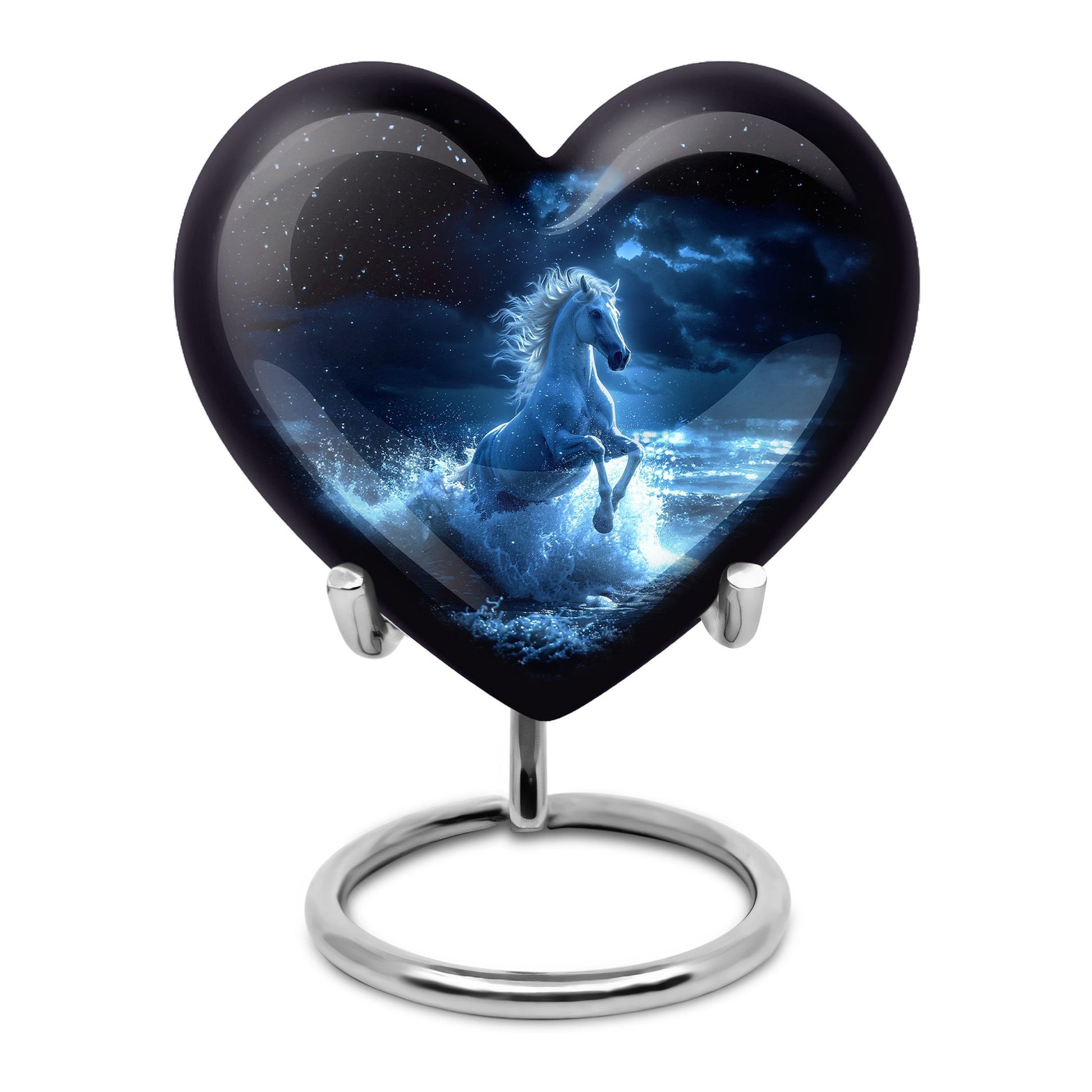 Heart Urn Horse Cremation Urn