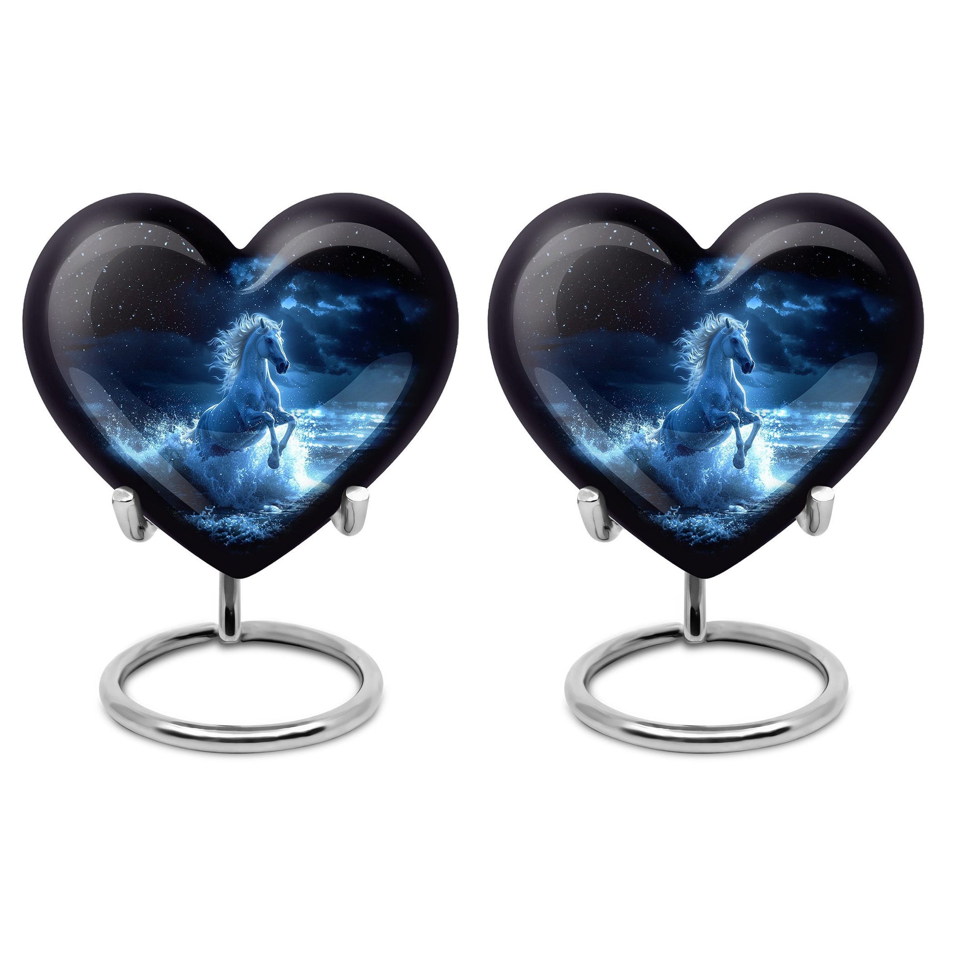 Heart Urn Horse Cremation Urn
