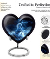 Heart Urn Horse Cremation Urn