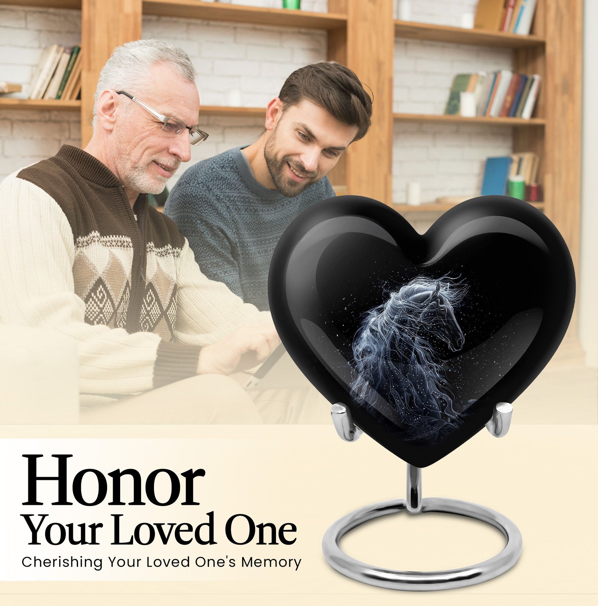 , memorial urn for adult female 