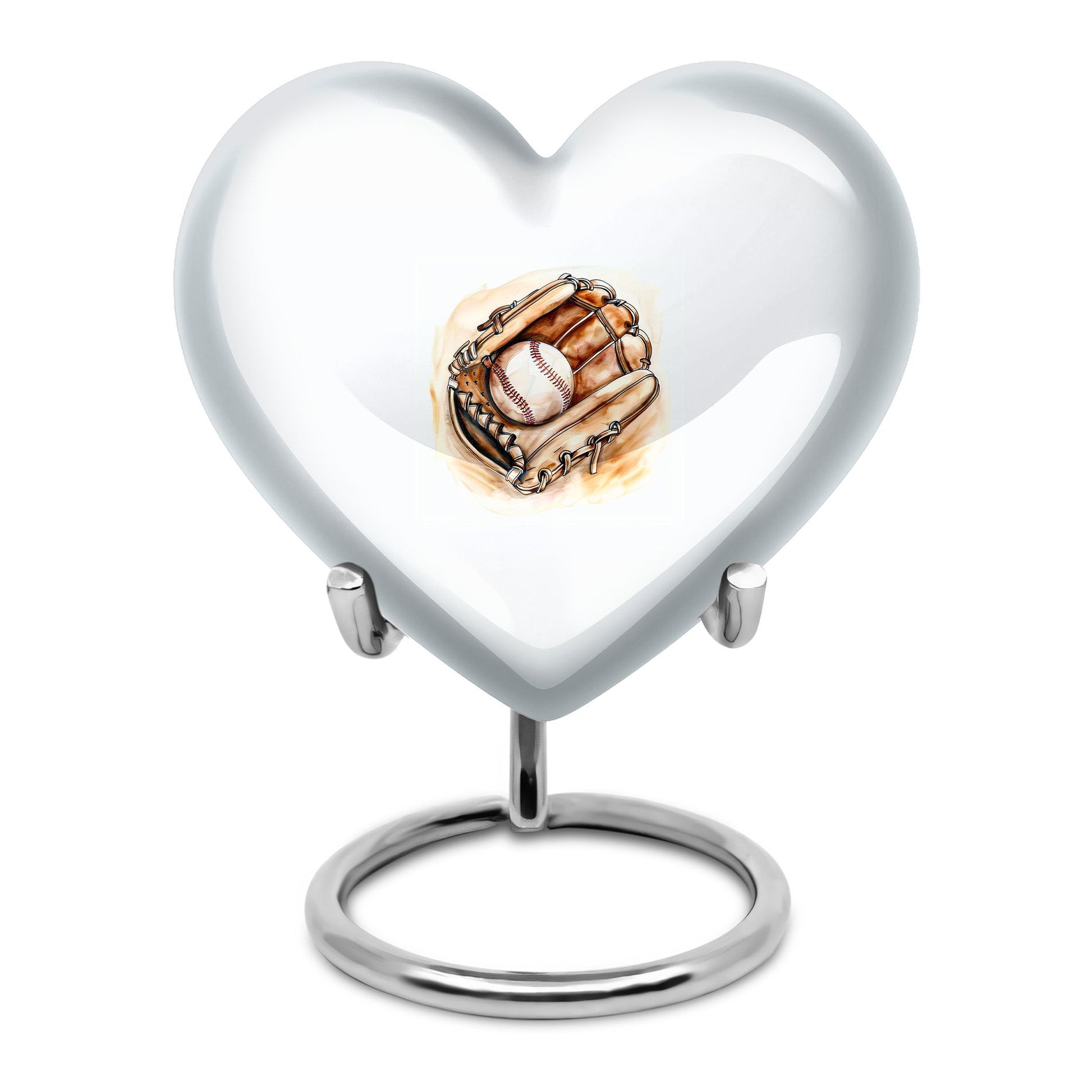 10-inch baseball cremation urn