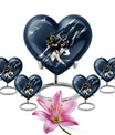 heart-shaped baseball urn for buria