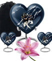 heart-shaped baseball urn for buria