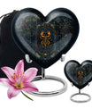 10-inch heart-shaped zodiac urn