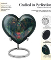 heart-shaped Zodiac Urn