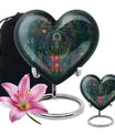 heart-shaped Zodiac Urn