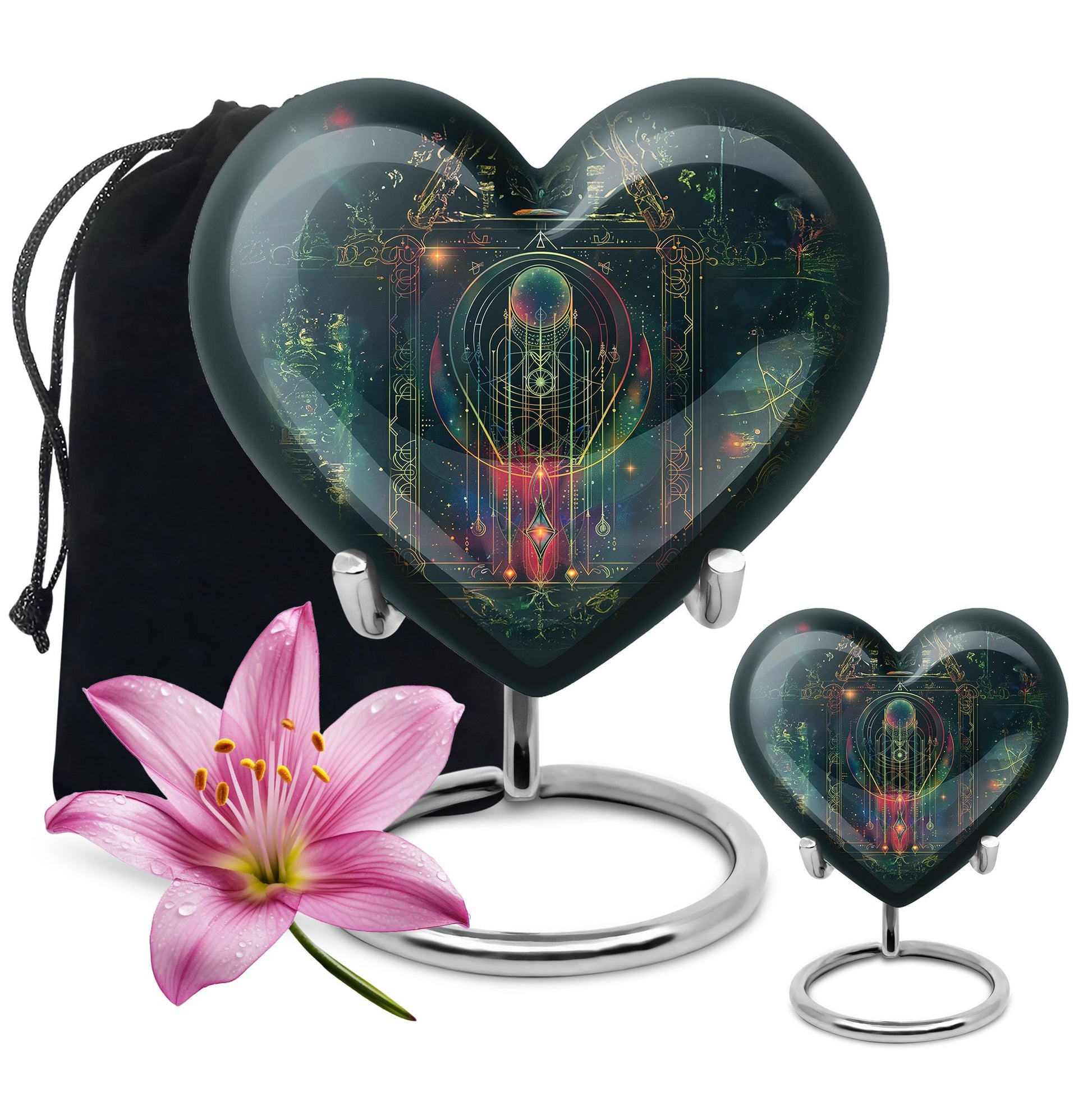 heart-shaped Zodiac Urn