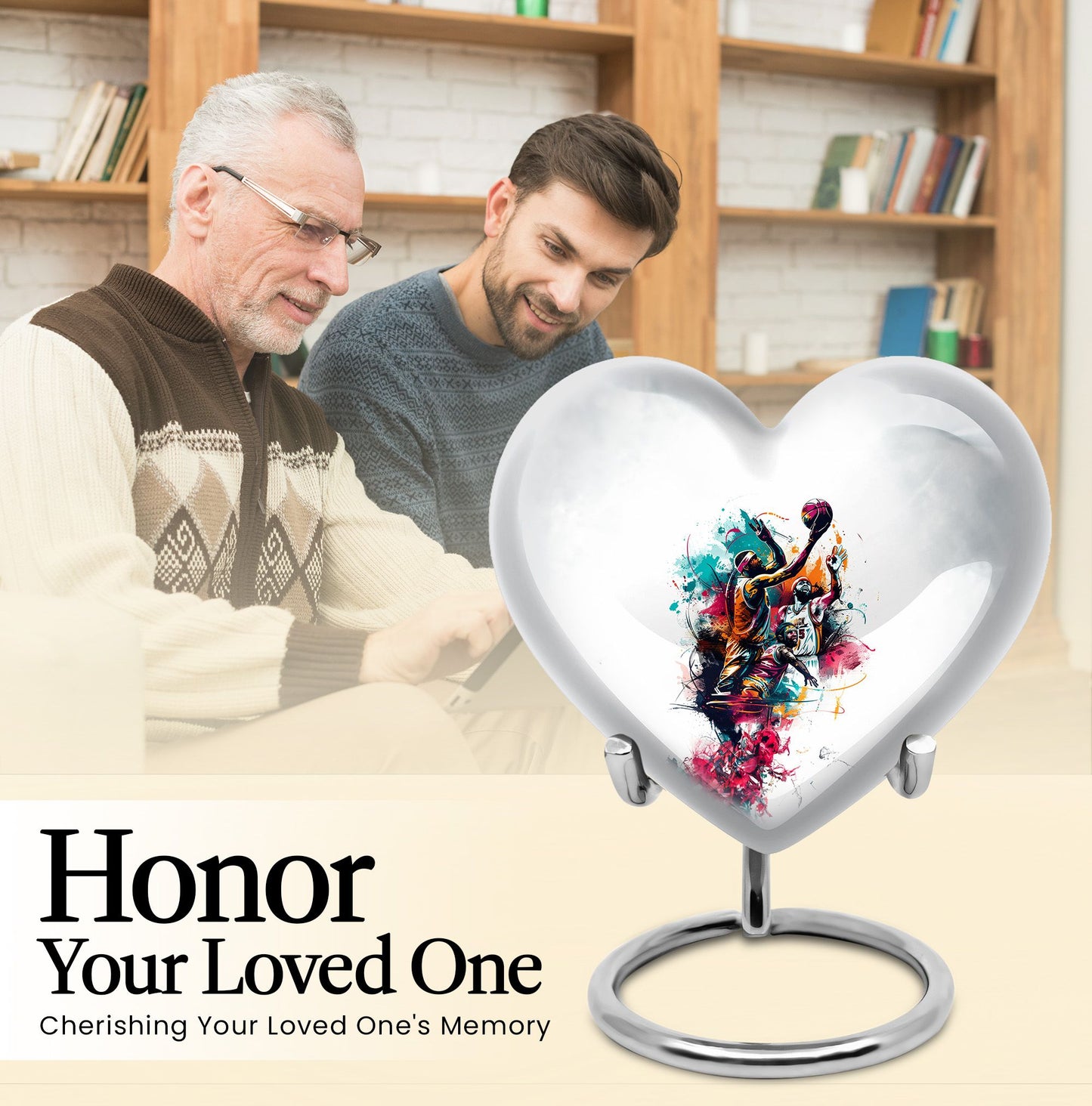  Basketball Urn for cremation ashes,