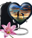  golf heart urn for adult female ashes,