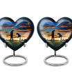  golf heart urn for adult female ashes,