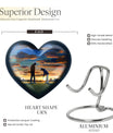  golf heart urn for adult female ashes,