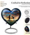  golf heart urn for adult female ashes,