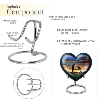  golf heart urn for adult female ashes,